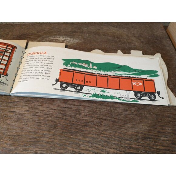 The Train Book Big Pictures and Little Stories for Children 1945 Jeffrey Victor - Picture 3 of 6